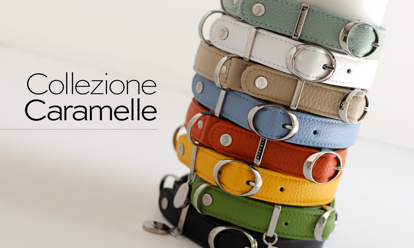 おしゃれすぎるイタリア製ラグジュアリーな犬用首輪 Caramelle Collar Inu Magazine イヌ マガジン