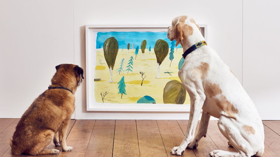 イギリス ロンドン Camden town ナチュラルストーン 絵画 ボクサー犬 contemporary-art-for-dogs-0.jpg